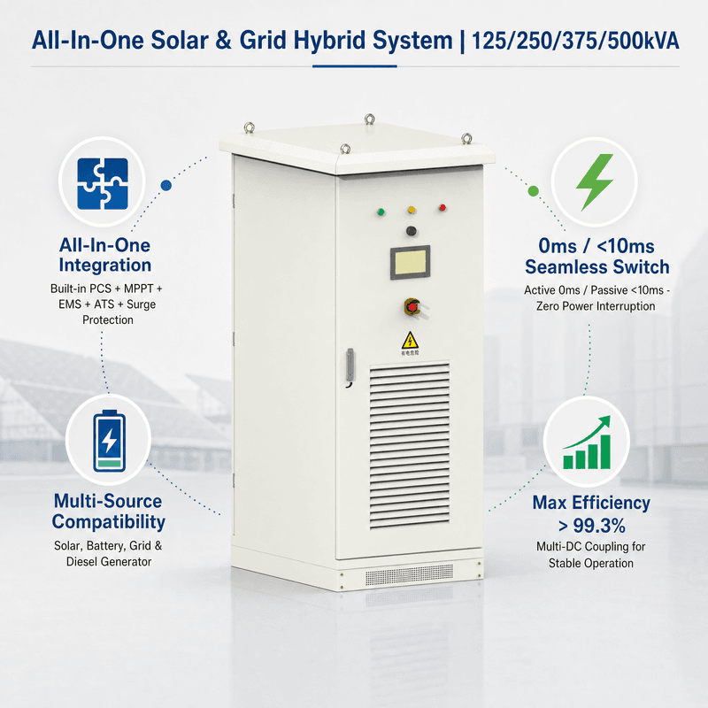 Systeme solaire tout-en-un HAG2 125~500kVA - 1